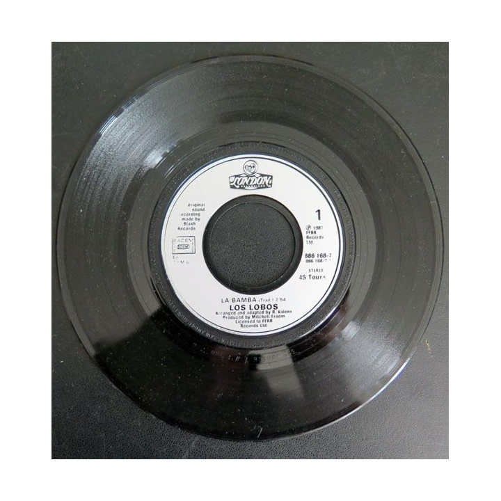 DISQUE 45 TOURS : Musique originale du film La Bamba par Los Bobos