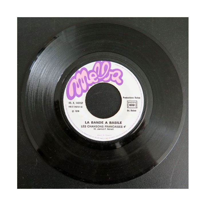 DISQUE 45 TOURS : La Bande à Basile chante les Chansons françaises