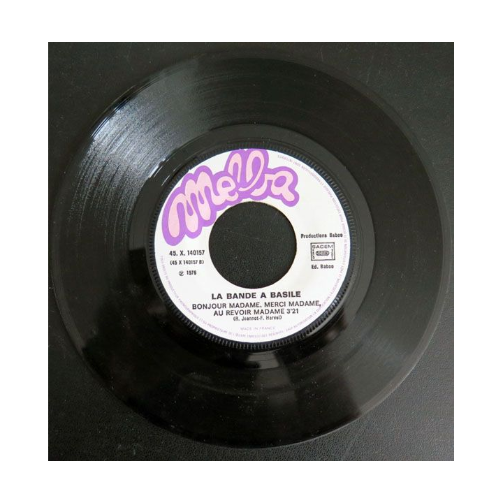 DISQUE 45 TOURS : La Bande à Basile chante les Chansons françaises