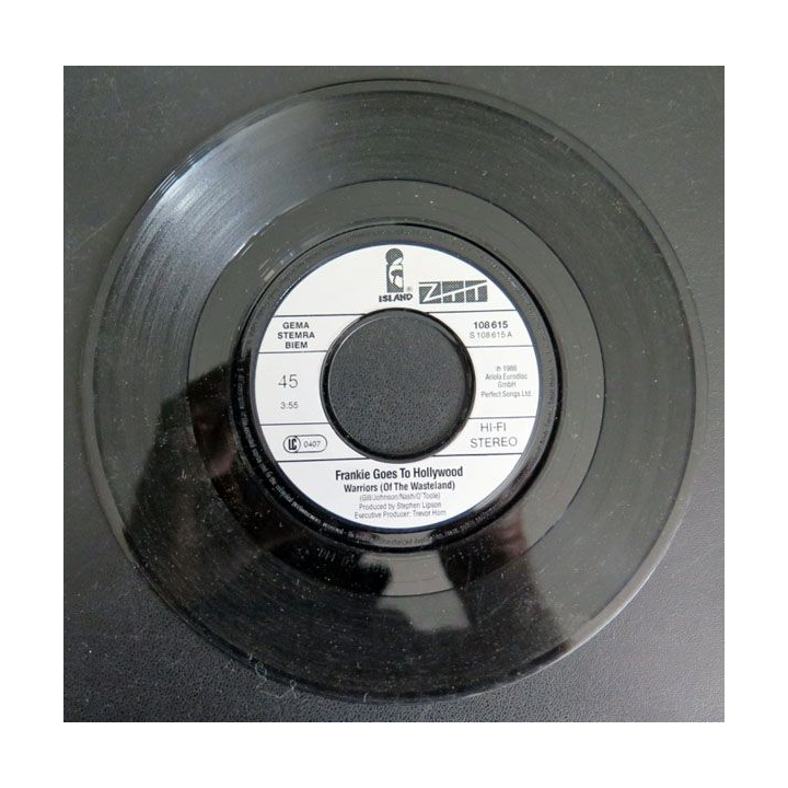 DISQUE 45 TOURS : Warriors of the wasteland Frankie goes to hollywood