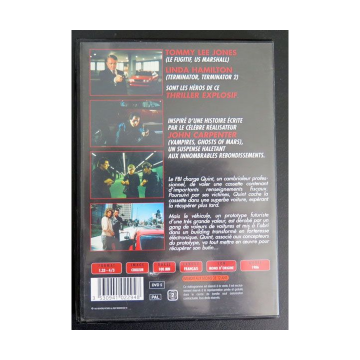 DVD Black Moon Rising film avec Tommy Lee Jones et Linda Hamilton