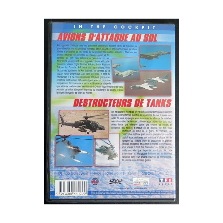 DVD In The Cockpit Avions d'attaque au sol et destructeurs de tanks 