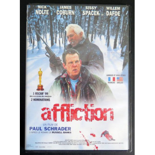DVD intitulé " Affliction " film de Paul Schrader avec Nolte, Cobrun