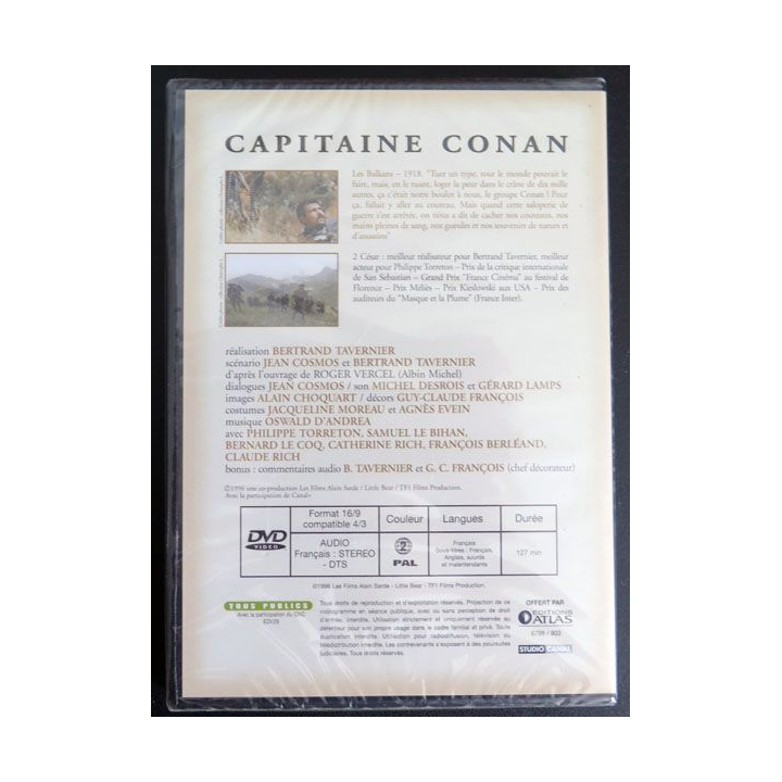 DVD Capitaine Conan de Bertrand Tavernier 