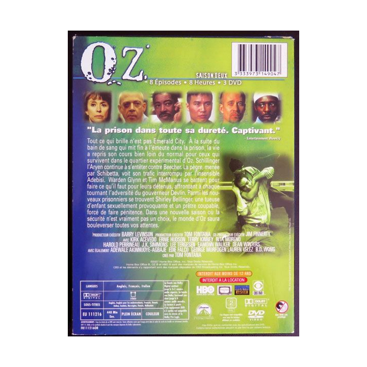 DVD OZ Saison 2  