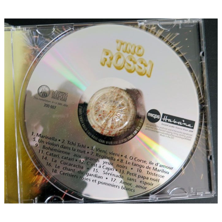 DISQUE CD Tino Rossi Marinella Tchi Tchi La Cucaracha 