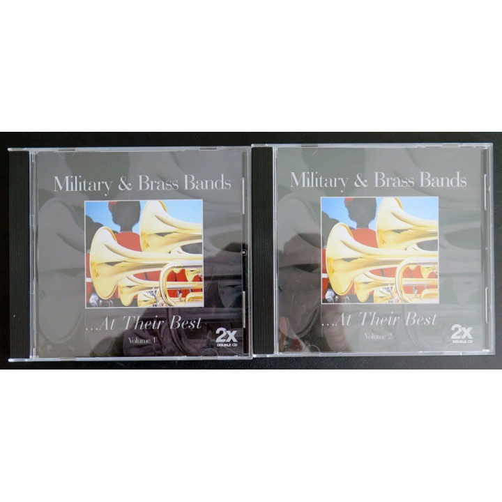 DISQUE CD Military & Brass bands at their best 2 CD  