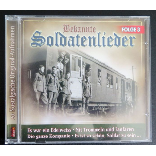DISQUE CD Rekannte Soldatenlieder Folge 3