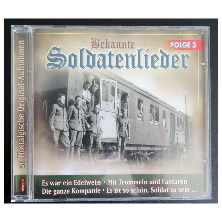 DISQUE CD Rekannte Soldatenlieder Folge 3