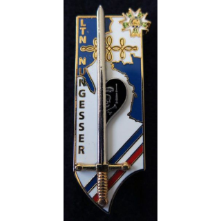 PROMOTION EMIA : insigne de la promotion de l'école militaire interarmes " Lt Nungesser" Arthus Bertrand G. 5498 N° 405