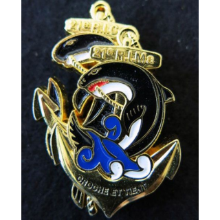 21° RIC 21° RIMa : Insigne métallique de l' ANA du 21° RIC et 21° Régiment d'Infanterie de Marine N° 69