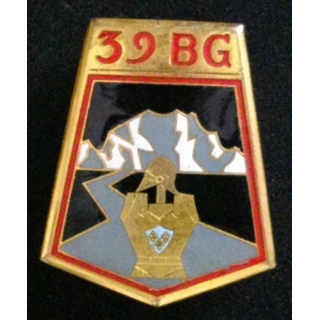 39°BG : 39°BATAILLON DU GÉNIE (AB 1765) ÉMAIL