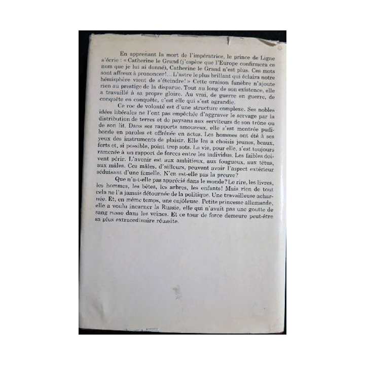 Catherine la grande de Henri Troyat aux éditions Flammarion 1977 (P005)