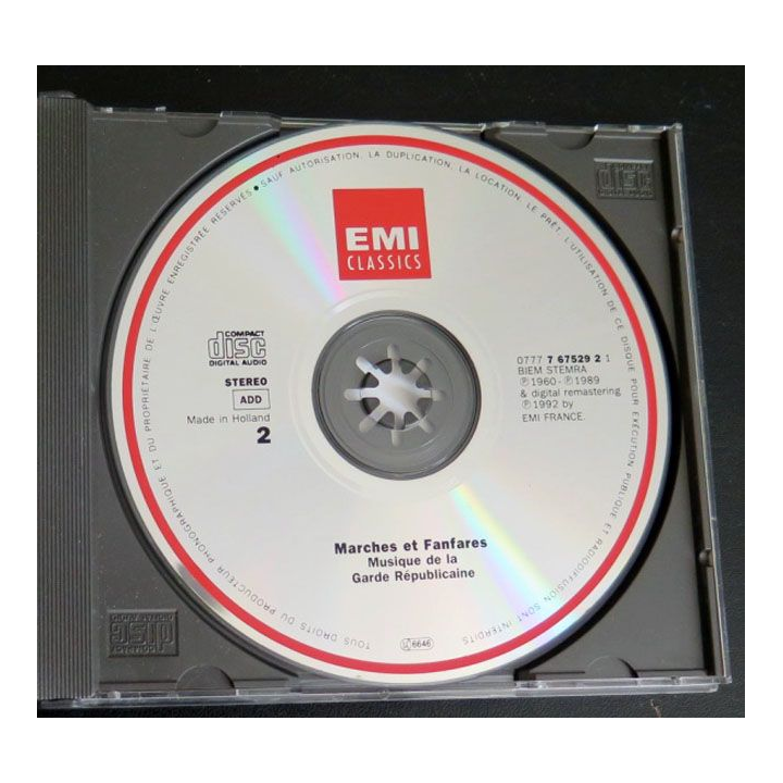DISQUE CD :  DOUBLE CD Marches et Fanfares de la Garde Républicaine