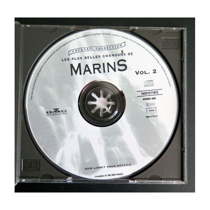DISQUE CD :  Les plus belles chansons de Marins volume 2 