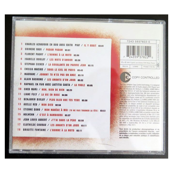 DISQUE CD :  L'Hymne à la mome