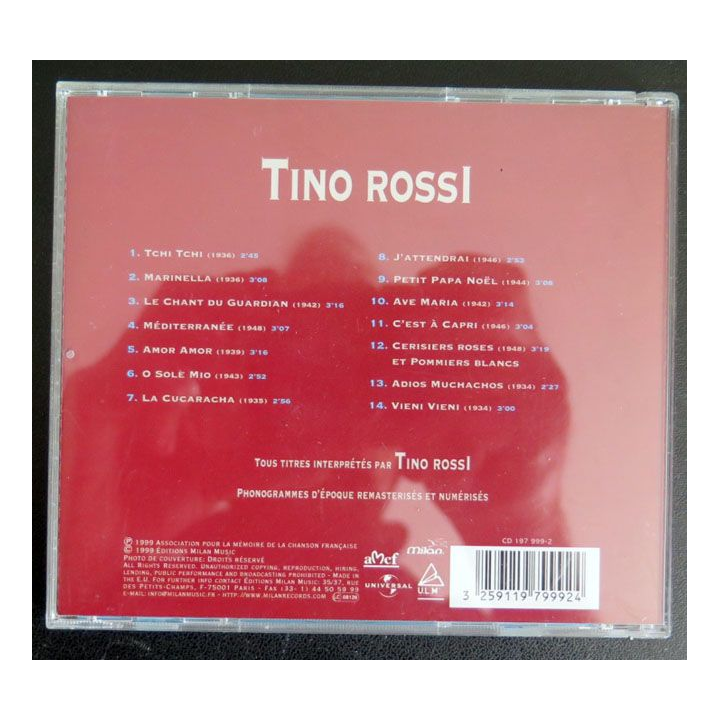 DISQUE CD :  Tino Rossi 