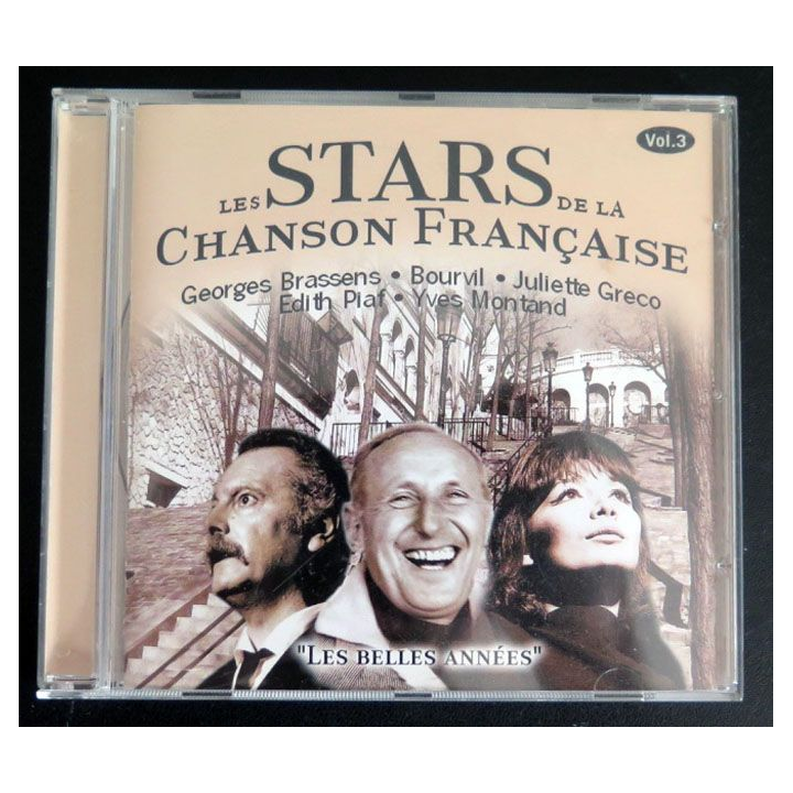 DISQUE CD : Les Stars de la Chanson française les belles années volume 3