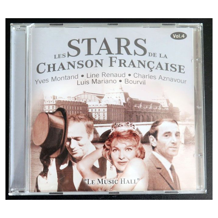 DISQUE CD : Les Stars de la Chanson française le Music Hall volume 4