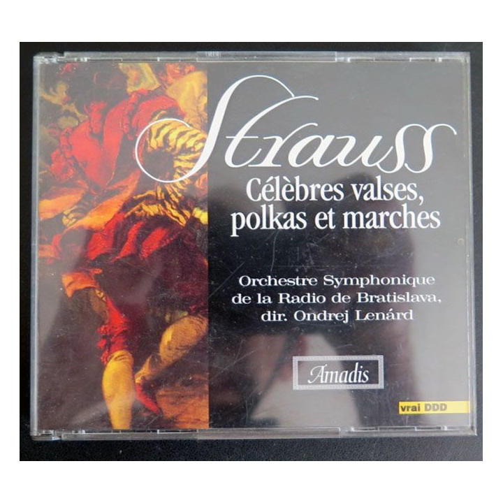 DISQUE CD : Double CD Strauss célèbres valses, polkas et marches