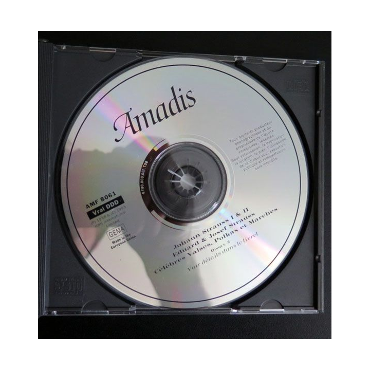 DISQUE CD : Double CD Strauss célèbres valses, polkas et marches