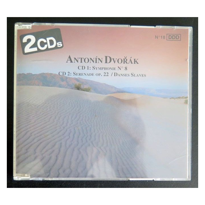 2 CD Antonin Dvorak symphonie n°8, danses slaves sérénade opus 22 