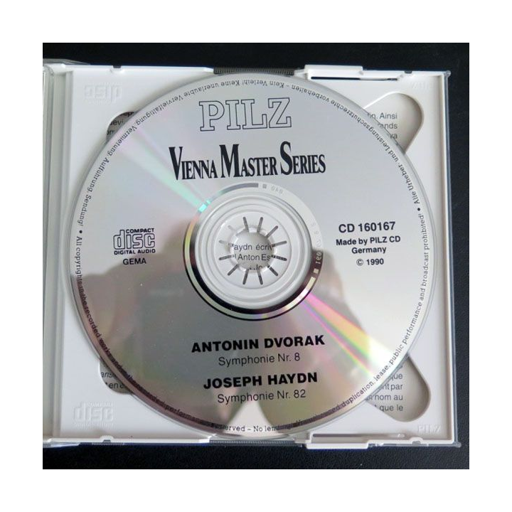 2 CD Antonin Dvorak symphonie n°8, danses slaves sérénade opus 22 