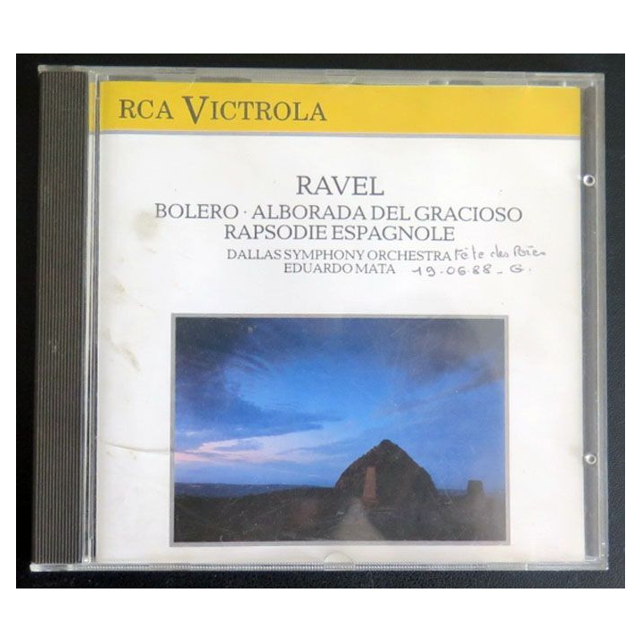 DISQUE CD Boléro de Ravel alborada del Gracioso, rapsodie espagnole