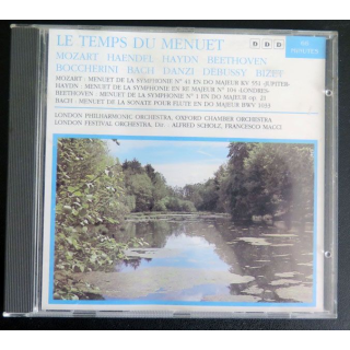 DISQUE CD : Le temps du Menuet Mozart Haendel Hayn Beethoven ...