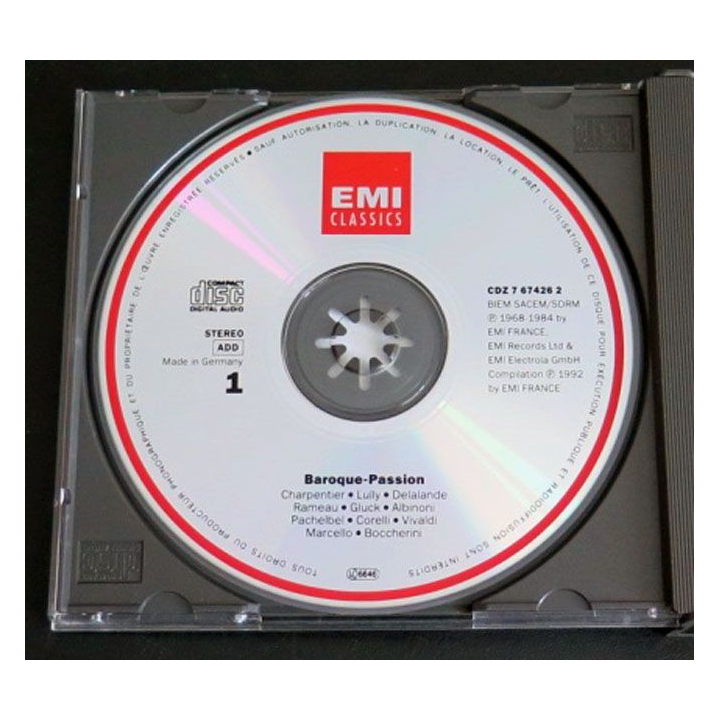 DISQUE CD : 2 CD de Baroque passion 