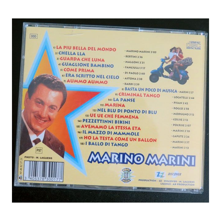 DISQUE CD :  Marino Marini