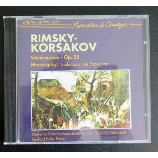 CD Rimsky-Korsakov Shéhérazade op 35 Mussorgsky Tableaux à exposition 