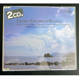 2 CD de Georg Friedrich Händel musique pour l'eau les feux d'artifice