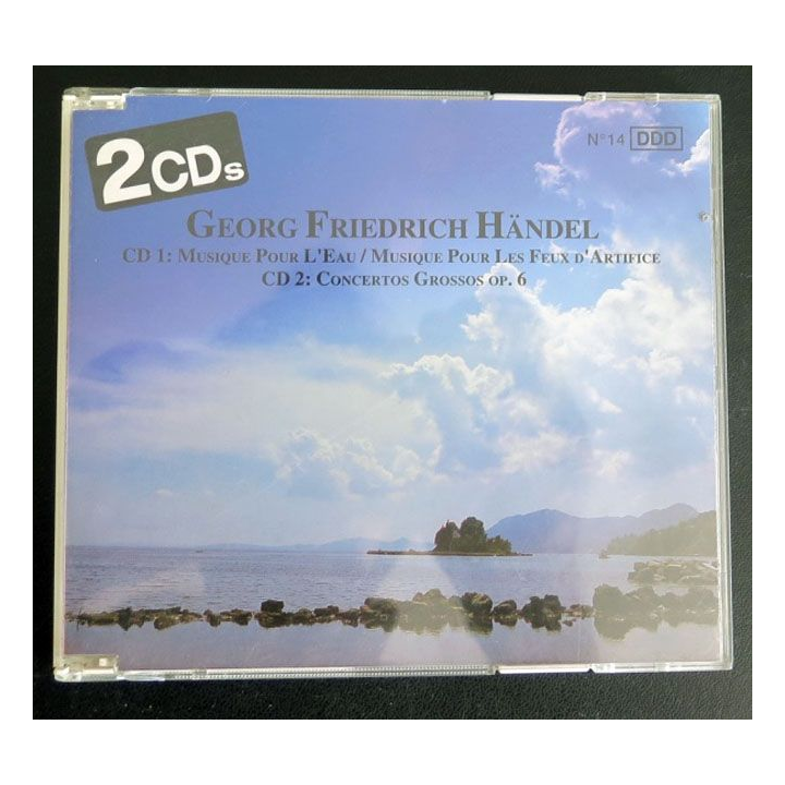 2 CD de Georg Friedrich Händel musique pour l'eau les feux d'artifice