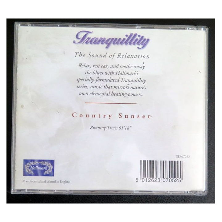 DISQUE CD : Tranquillity Country Sunset the sound of relaxation