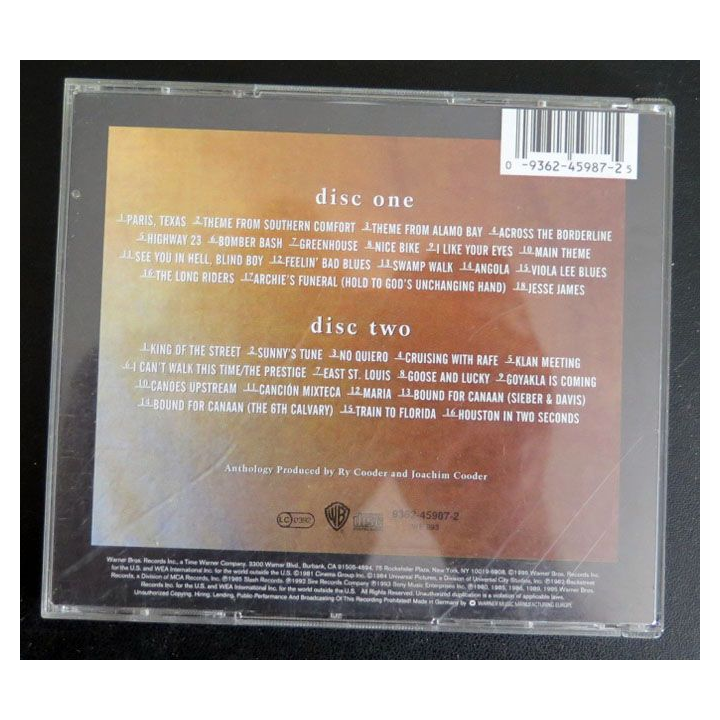 DISQUE CD : 2 CD de music by Ry Cooder 