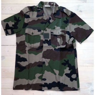 Chemisette de combat vert armé camouflée manche courte ANTI MOUSTIQUES