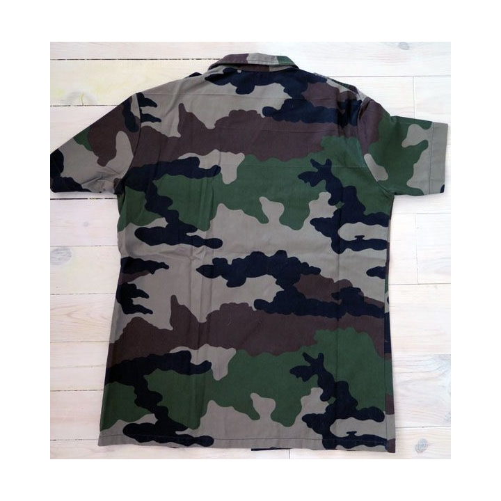 Chemisette de combat vert armé camouflée manche courte ANTI MOUSTIQUES