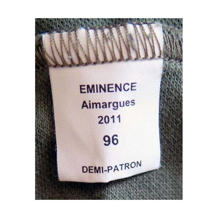 Chemise F1 taille 96 demi patron Eminence Aimargues 2011 100 % coton