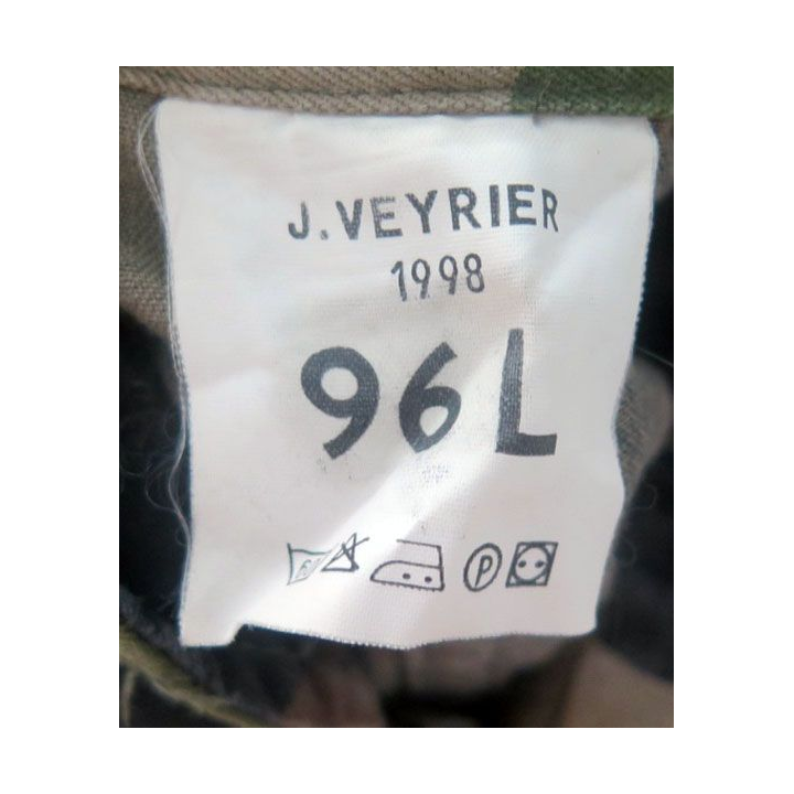 Combinaison camouflée vert armé taille 96 L  J. Veyrier 1998 