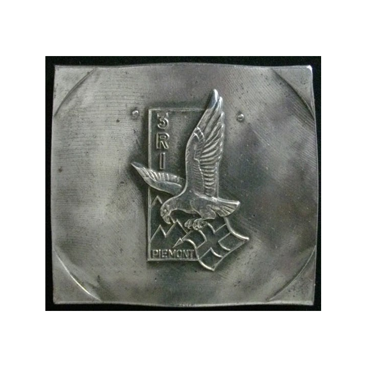 3° RI : MATRICE DE FABRICATION DE L'INSIGNE DU 3° RI