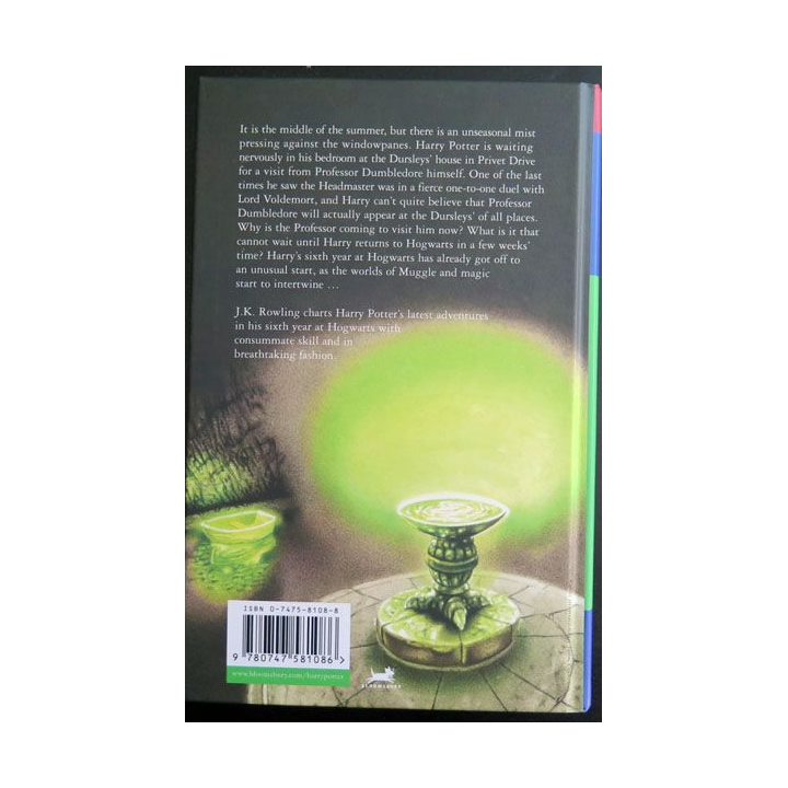 Harry Potter and the Half-Blood Prince J.K Rowling Bloomsburry