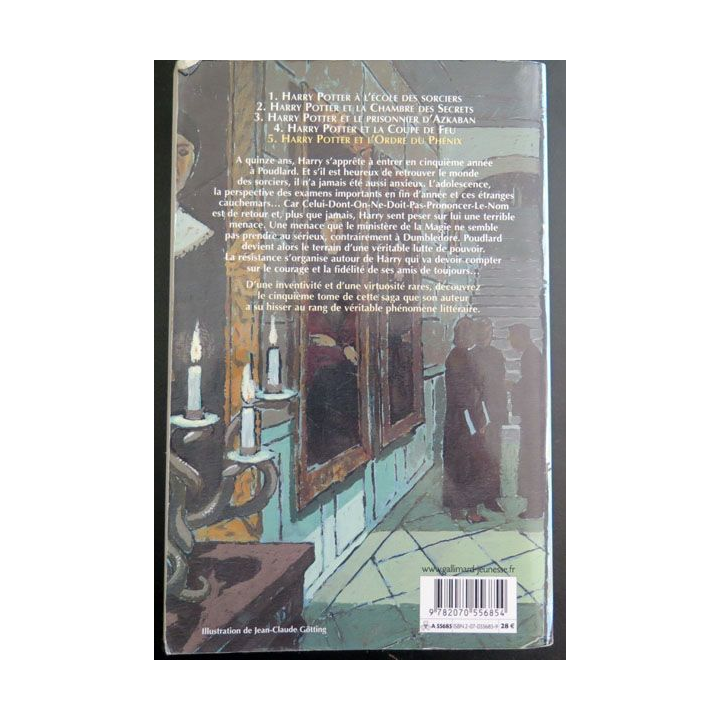 Harry Potter et l'Ordre du Phénix de J.K Rowling Gallimard