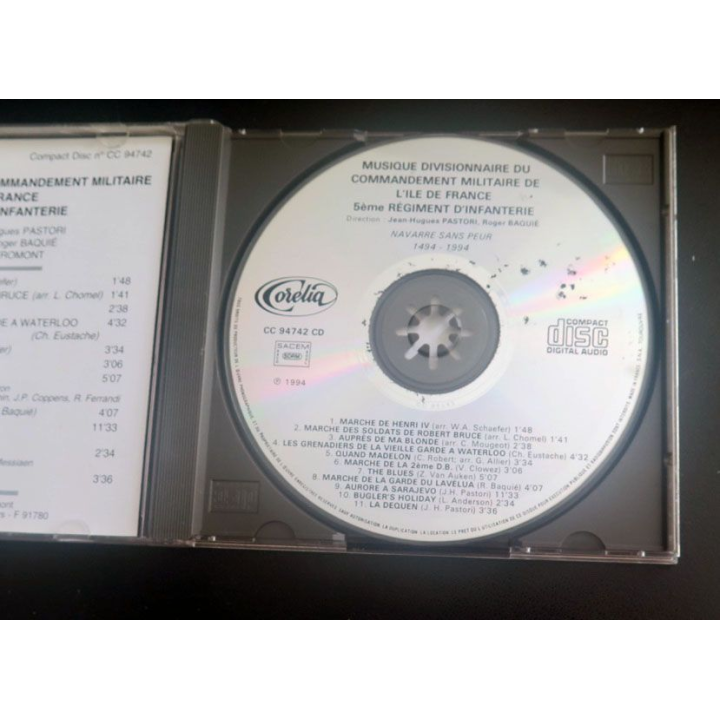 CD Musique divisionnaire du CMIDF 5° RI Navarre sans peur 1494 1994