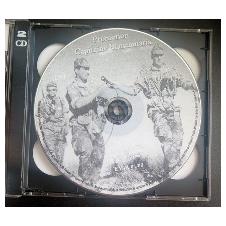 DISQUE CD : 2 CD de la promotion de l'EMIA Capitaine Biancamaria