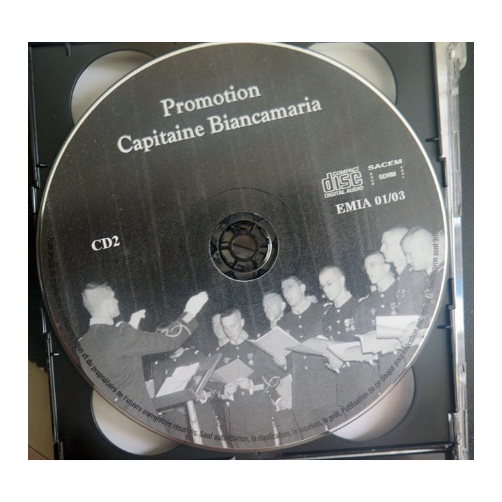 DISQUE CD : 2 CD de la promotion de l'EMIA Capitaine Biancamaria