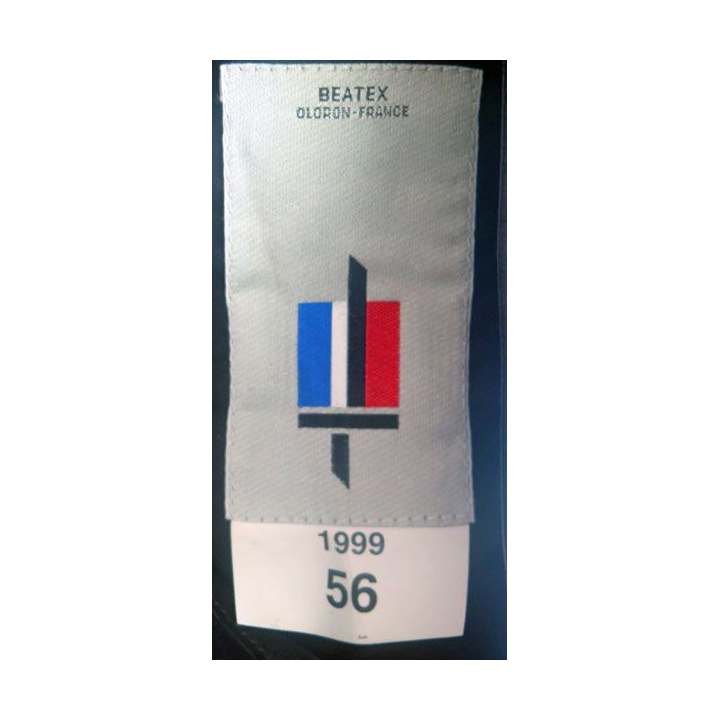 Béret bleu noir Beatex oloron France 1999 taille 56