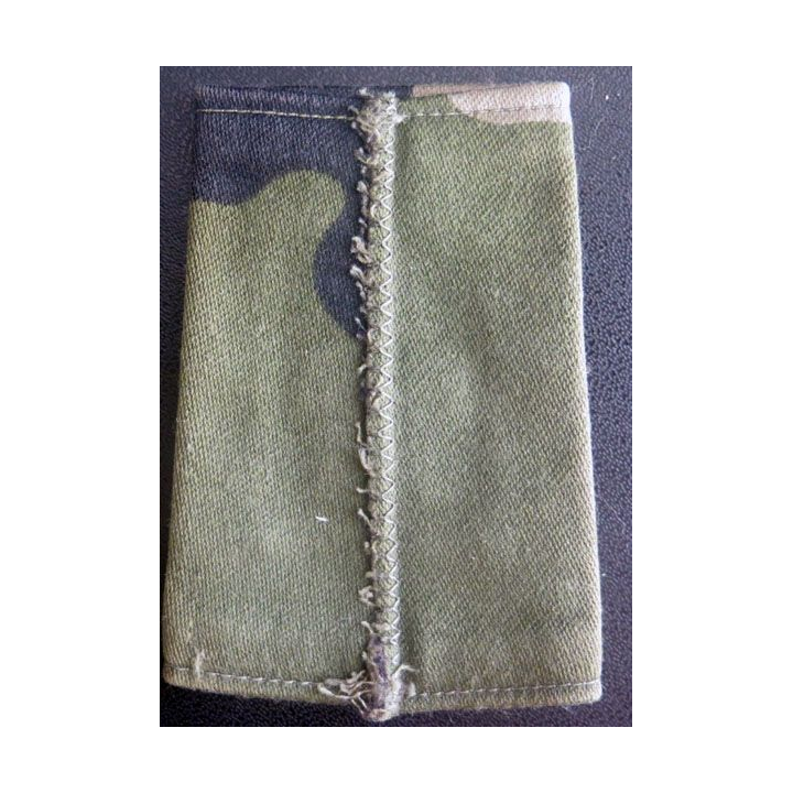 Fourreau camouflé de sapeur parachutiste du 17° RGP couleur 1° compagnie bleue