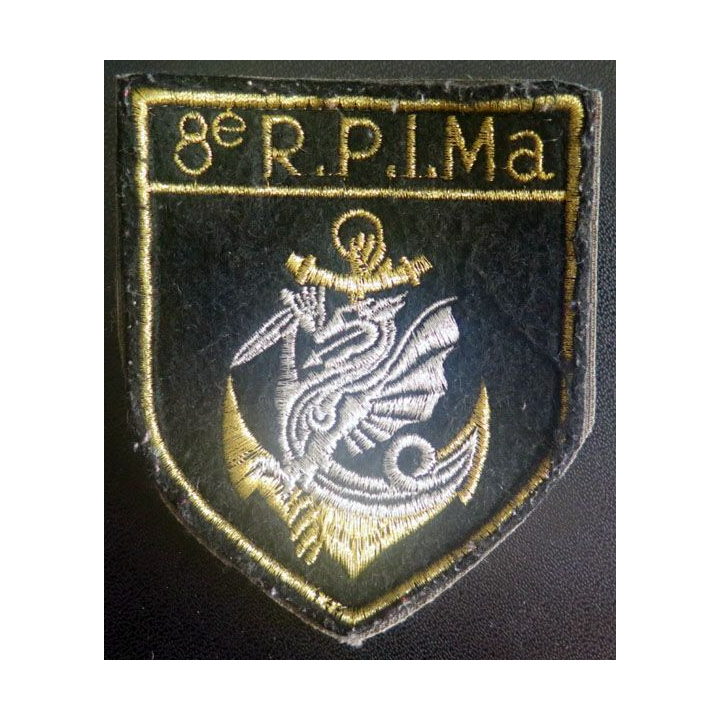 8° RPIMA insigne tissu du 8° Régiment parachutiste infanterie  marine 