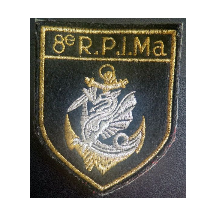 8° RPIMA insigne tissu du 8° Régiment parachutiste infanterie  marine 